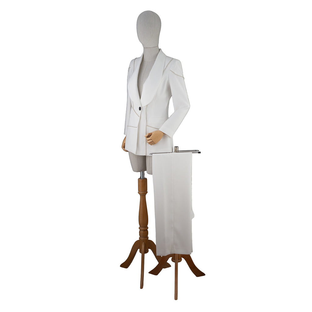 White Women's Suit – Sleek Elegance for Work and Formal Occasions
