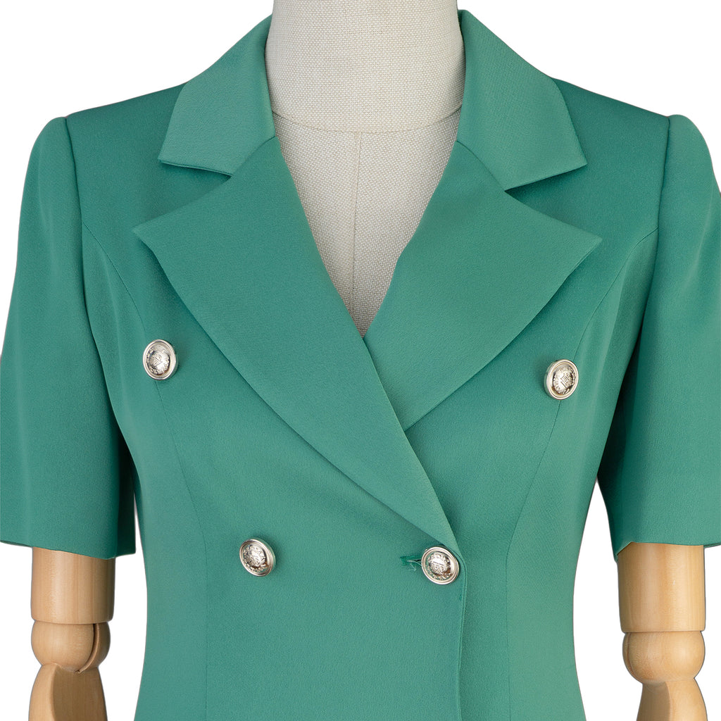 Green Maxi Blazer Dress – Timeless Shape in a Fresh Hue