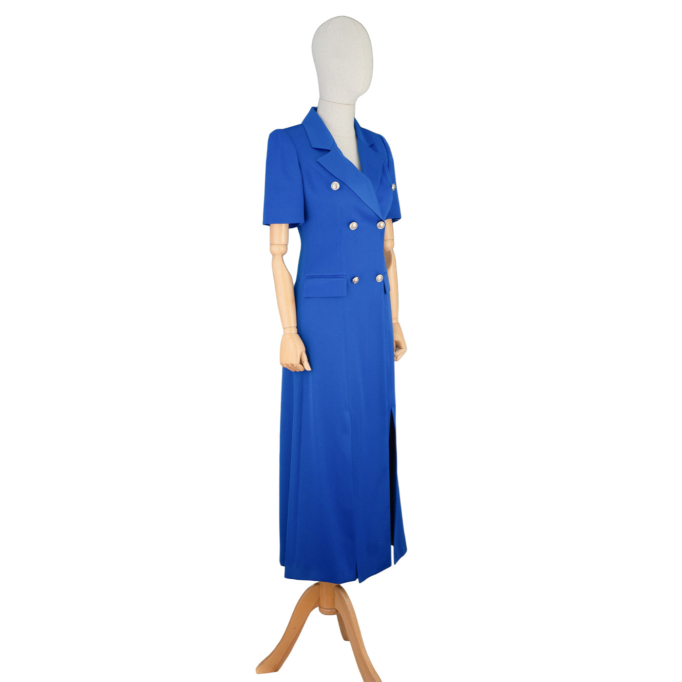 Royal Blue Maxi Blazer Dress – Bold, Tailored &amp; Timeless