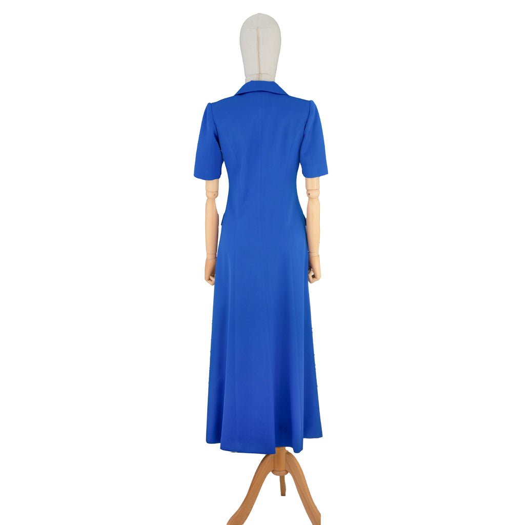 Royal Blue Maxi Blazer Dress – Bold, Tailored &amp; Timeless