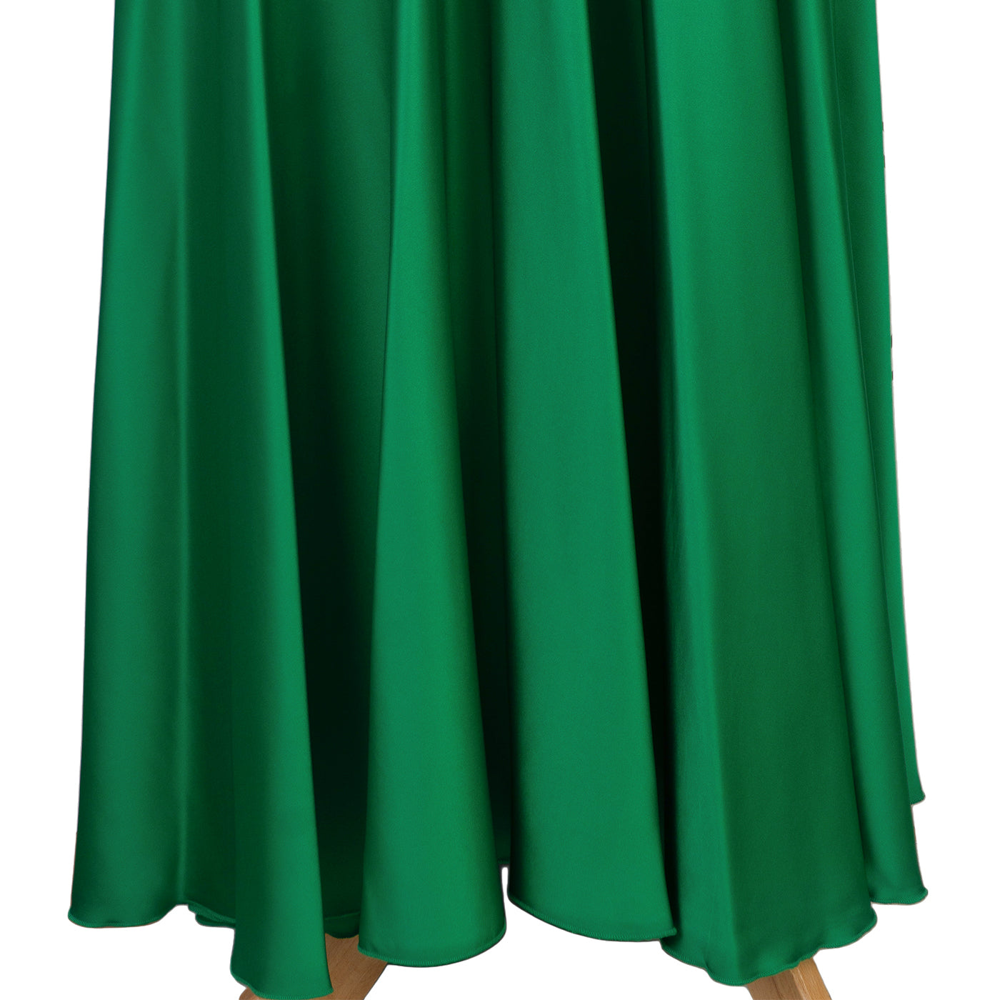 Emerald Green Wrap Maxi Dress – Elegant Flow in Every Step