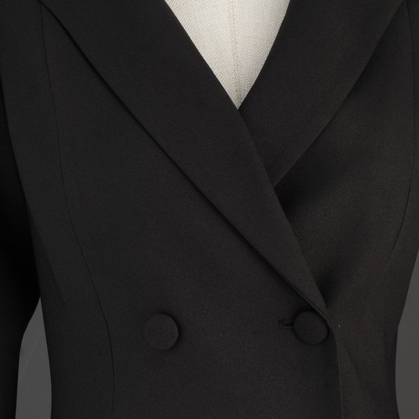 Black &amp; White Pleated Blazer Dress – Sharp Elegance with a Twist