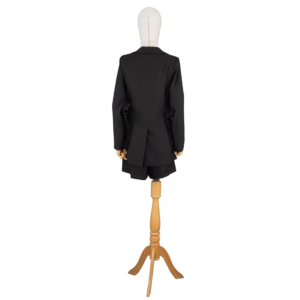 Women's Suit with Decorative Ruffles — Elegance in Motion