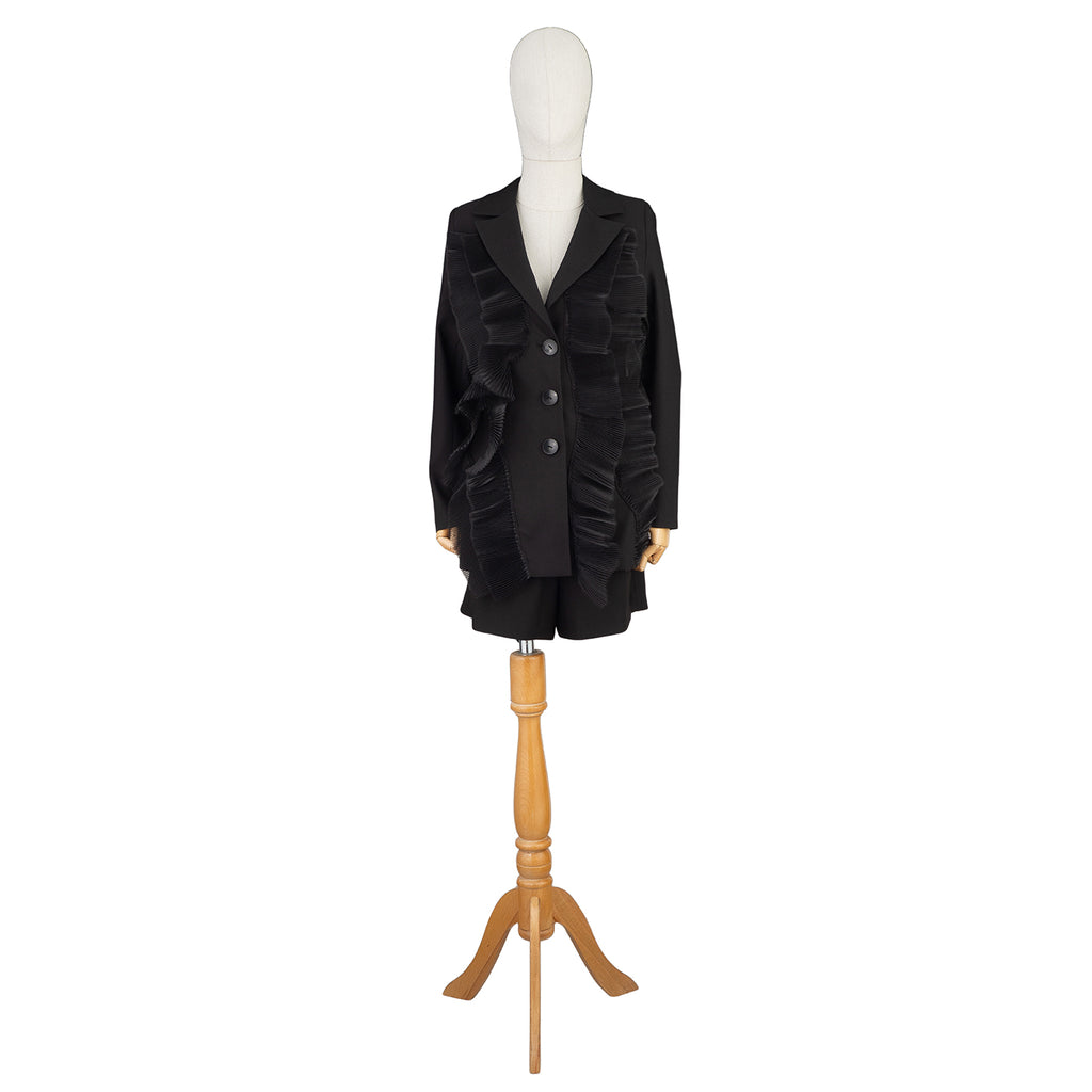 Women's Suit with Decorative Ruffles — Elegance in Motion