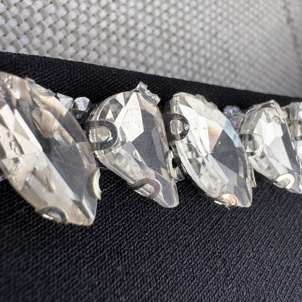 Black Strapless Dress with Asymmetrical Lace Hem