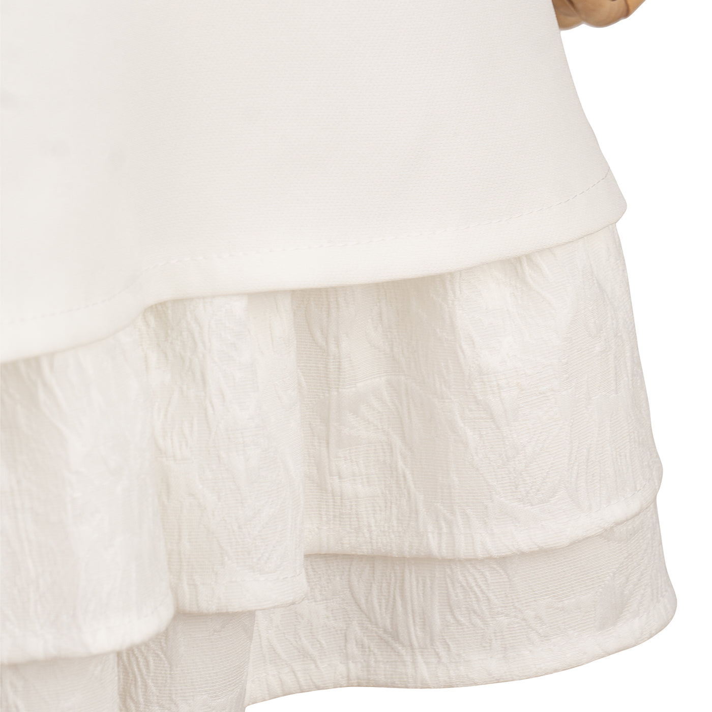 Strappy Dress with Layered Hem