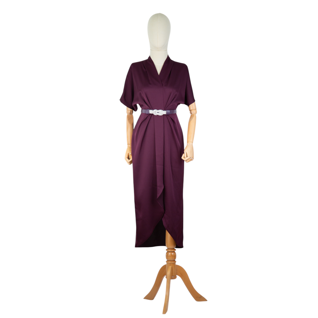 Plum Grace Midi Dress