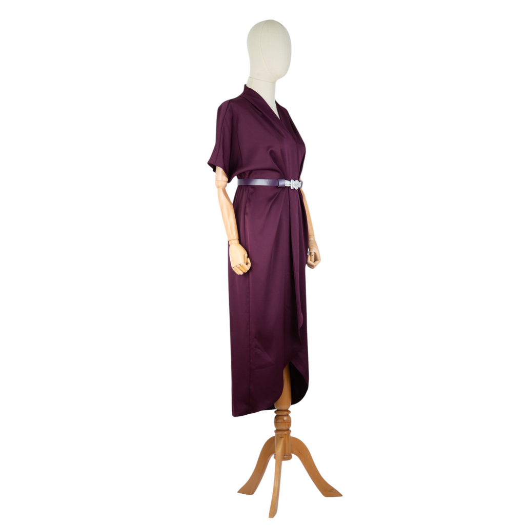 Plum Grace Midi Dress