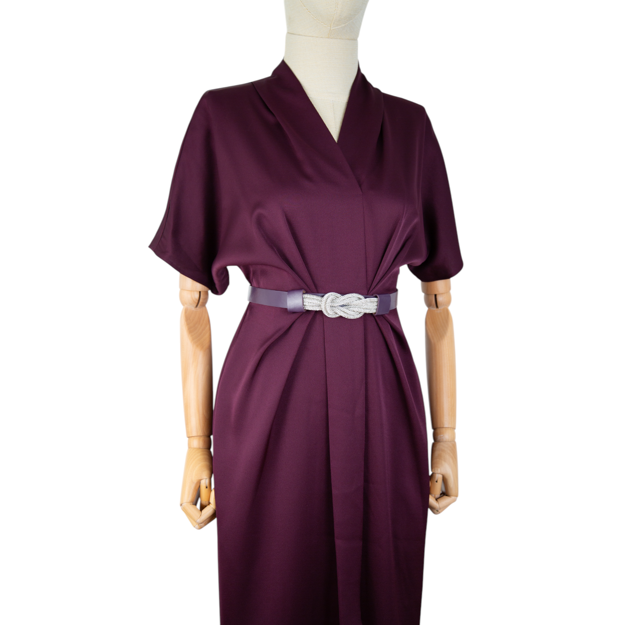 Plum Grace Midi Dress