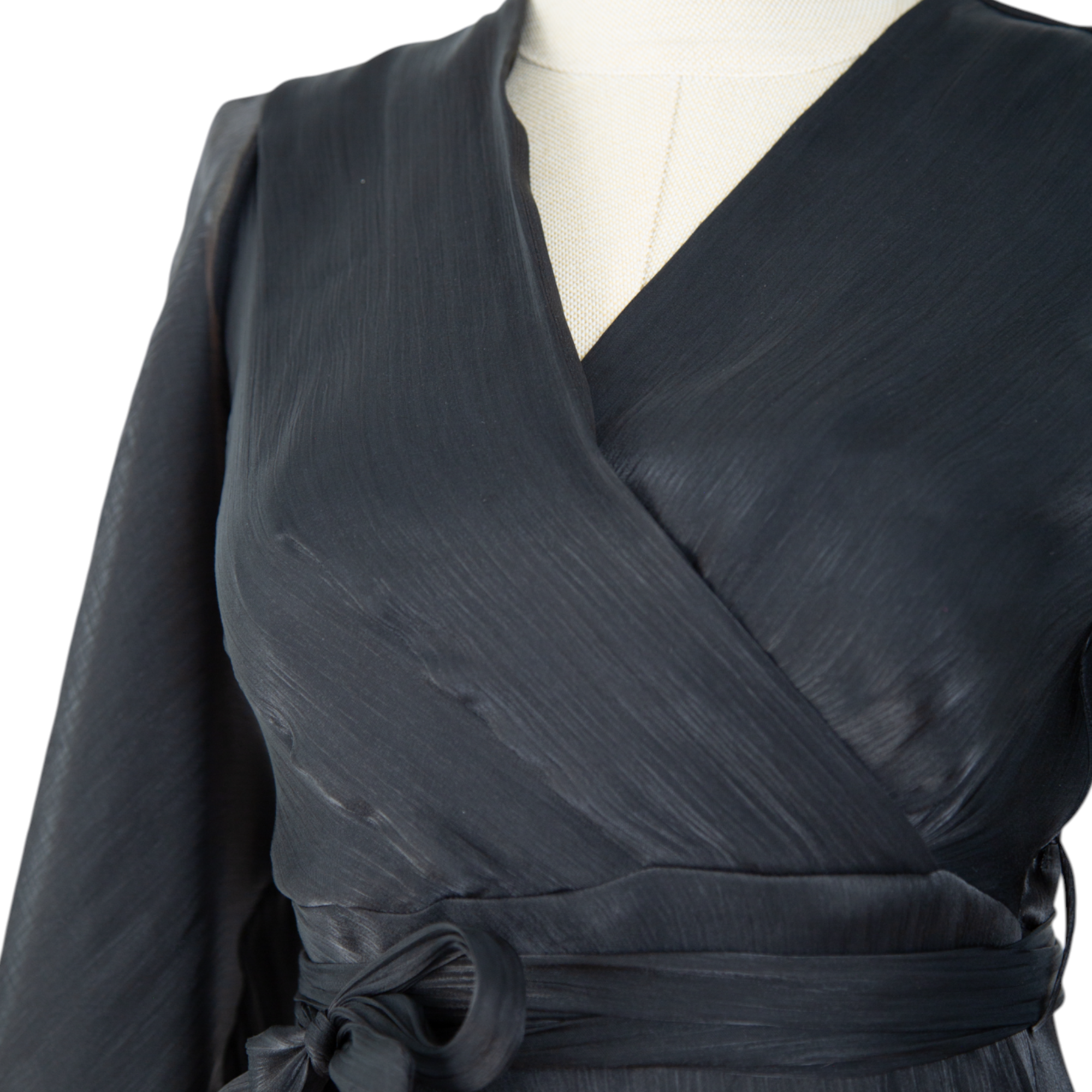 Black Chiffon Grace Dress