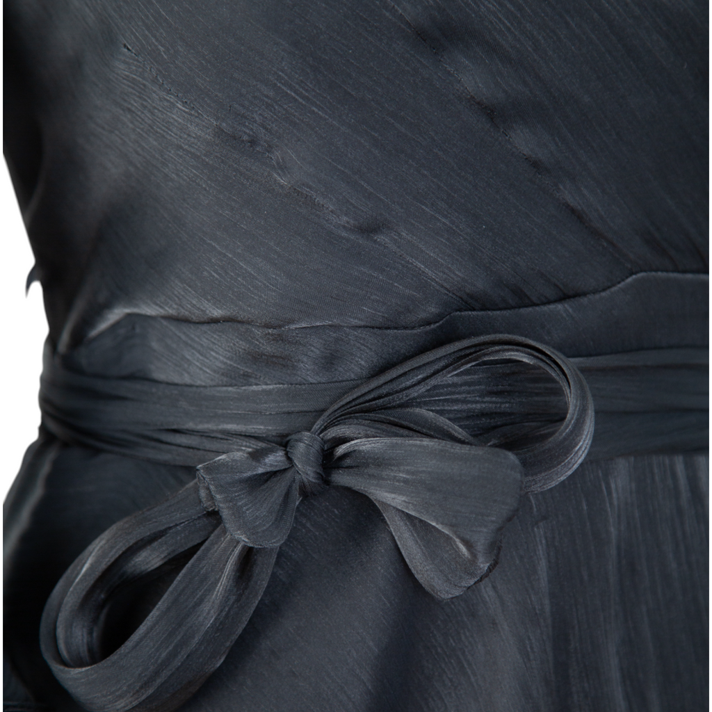 Black Chiffon Grace Dress